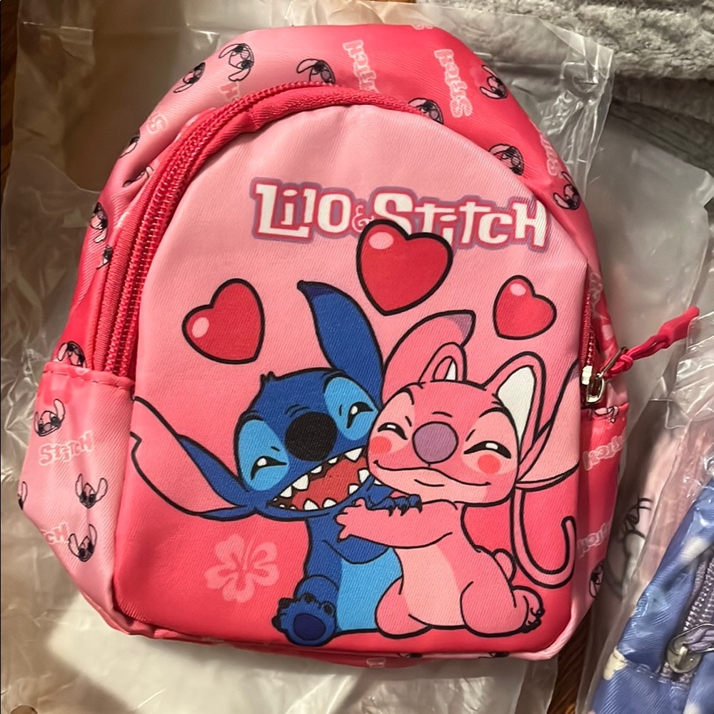 Disney Lilo & Stitch Pink Kids Backpack